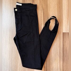 ZARA Black High Waist Skinny Pants Sz.S